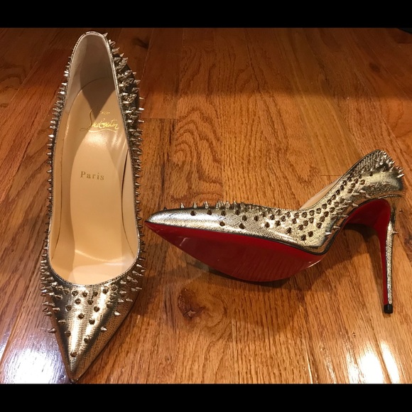 Christian Louboutin Escarpic 100 mm Spiked Pump - Picture 3 of 8